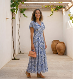 Martina | Vestido Elegante con Estampado Floral