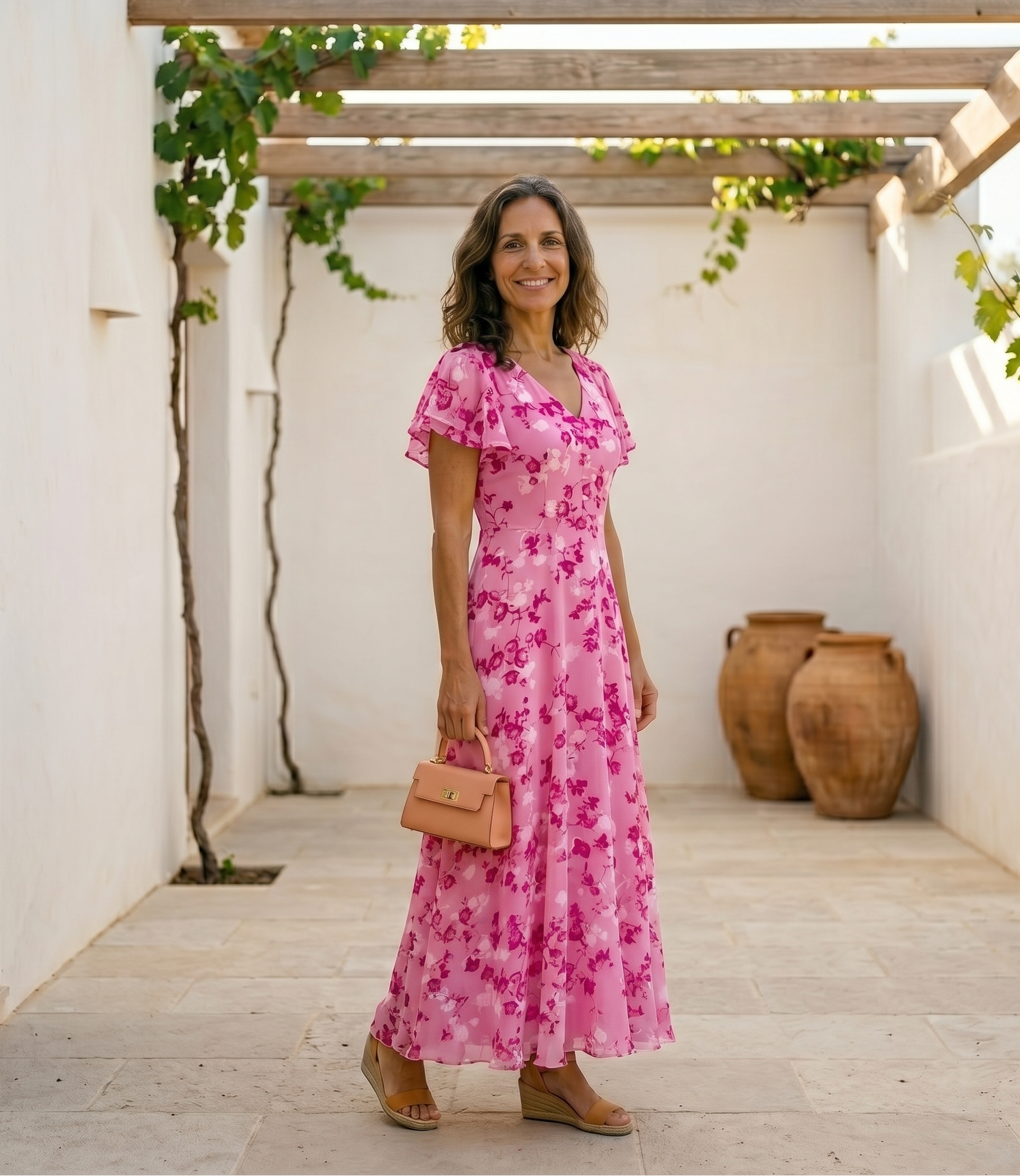 Martina | Vestido Elegante con Estampado Floral