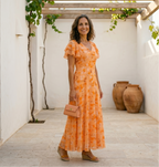 Martina | Vestido Elegante con Estampado Floral