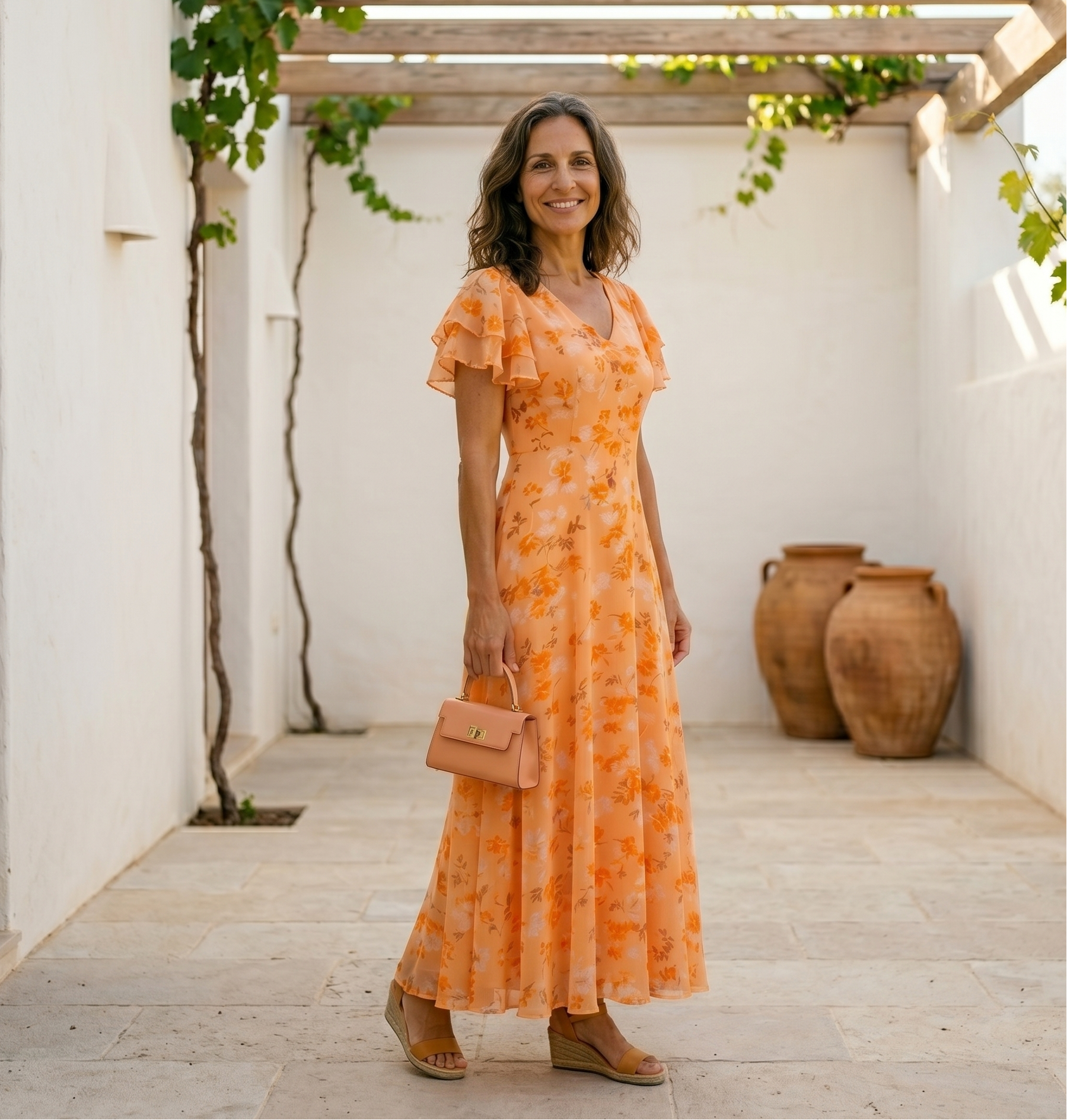Martina | Vestido Elegante con Estampado Floral