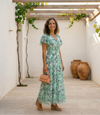 Martina | Vestido Elegante con Estampado Floral