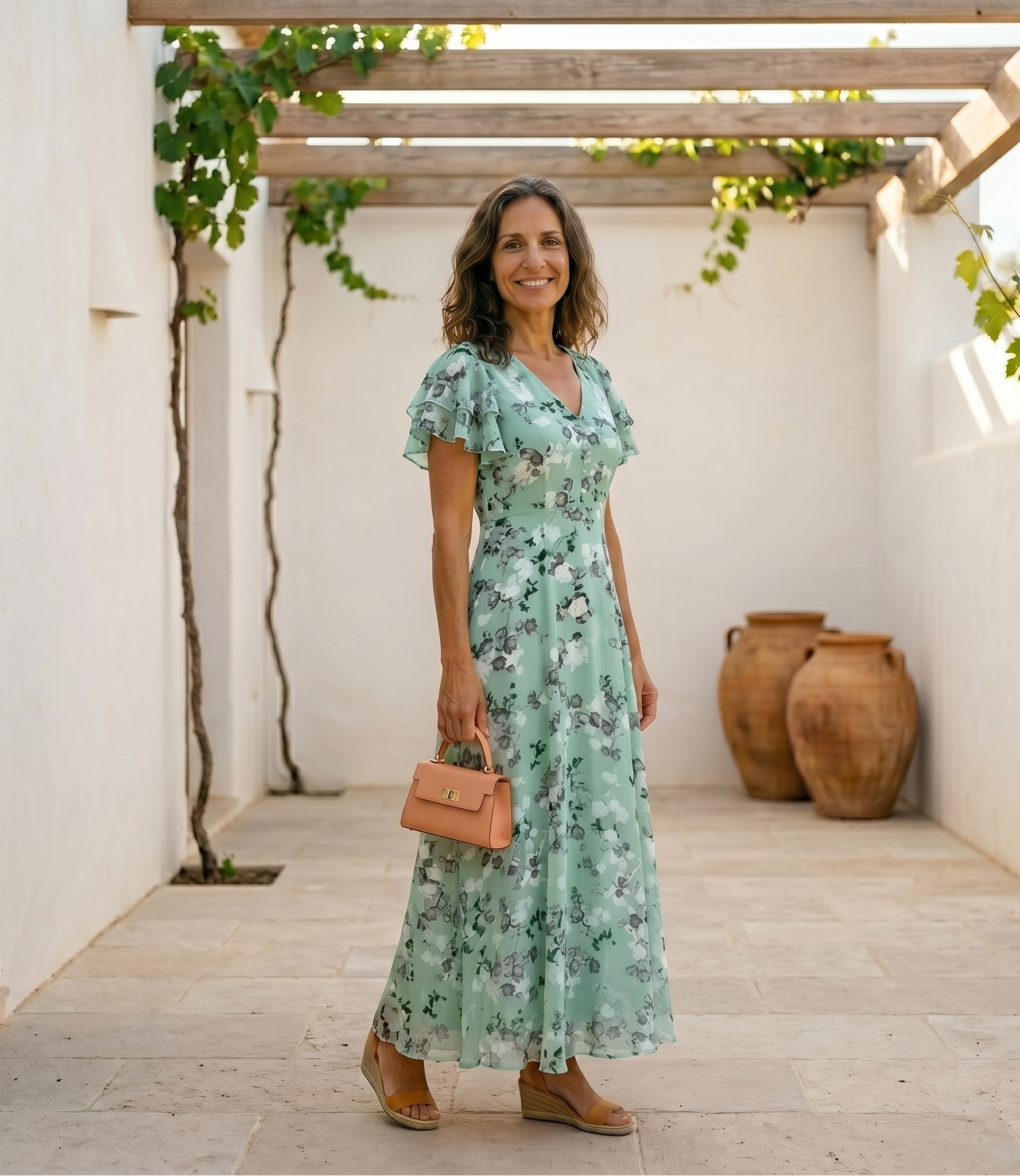 Martina | Vestido Elegante con Estampado Floral
