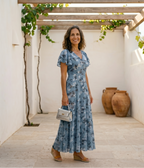 Martina | Vestido Elegante con Estampado Floral