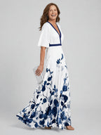 Valentina | Vestido Maxi Halter Floral