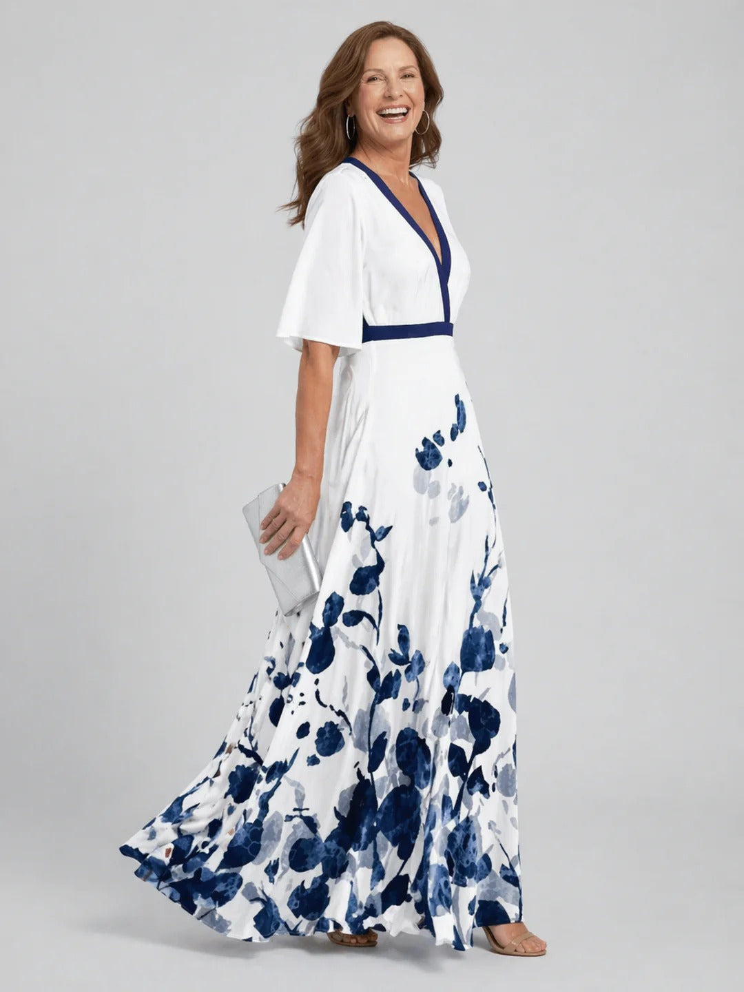 Valentina | Vestido Maxi Halter Floral