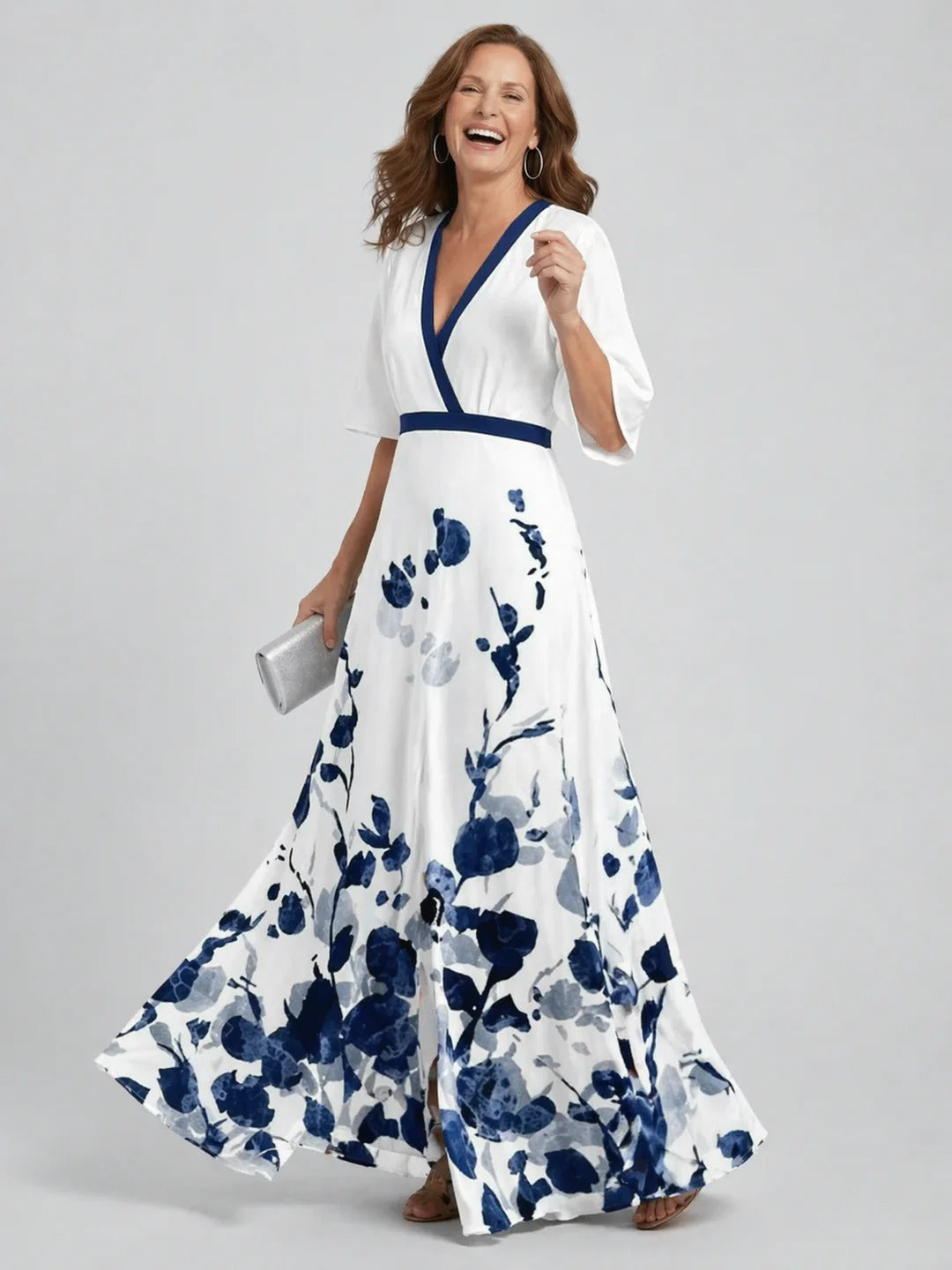 Valentina | Vestido Maxi Halter Floral