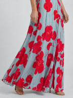 Valentina | Vestido Maxi Halter Floral