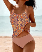 Madrid | Conjunto Tankini Floral Vintage