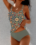 Madrid | Conjunto Tankini Floral Vintage