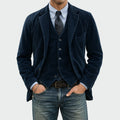 Tomas | Conjunto de chaqueta y chaleco de terciopelo