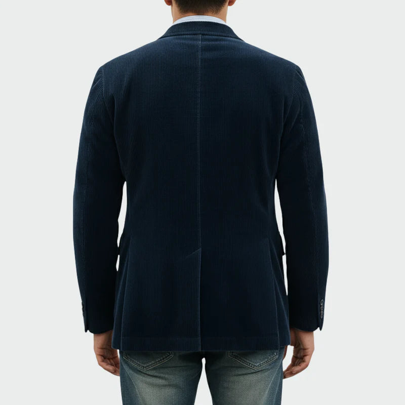 Tomas | Conjunto de chaqueta y chaleco de terciopelo